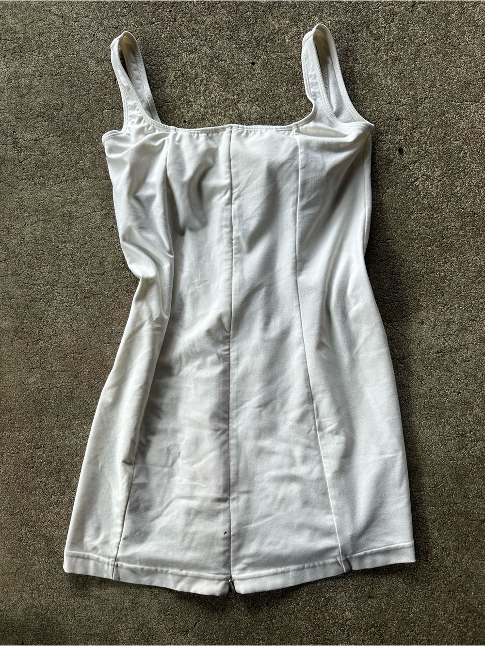VTG Nike White Court Tennis Zip Front Dress